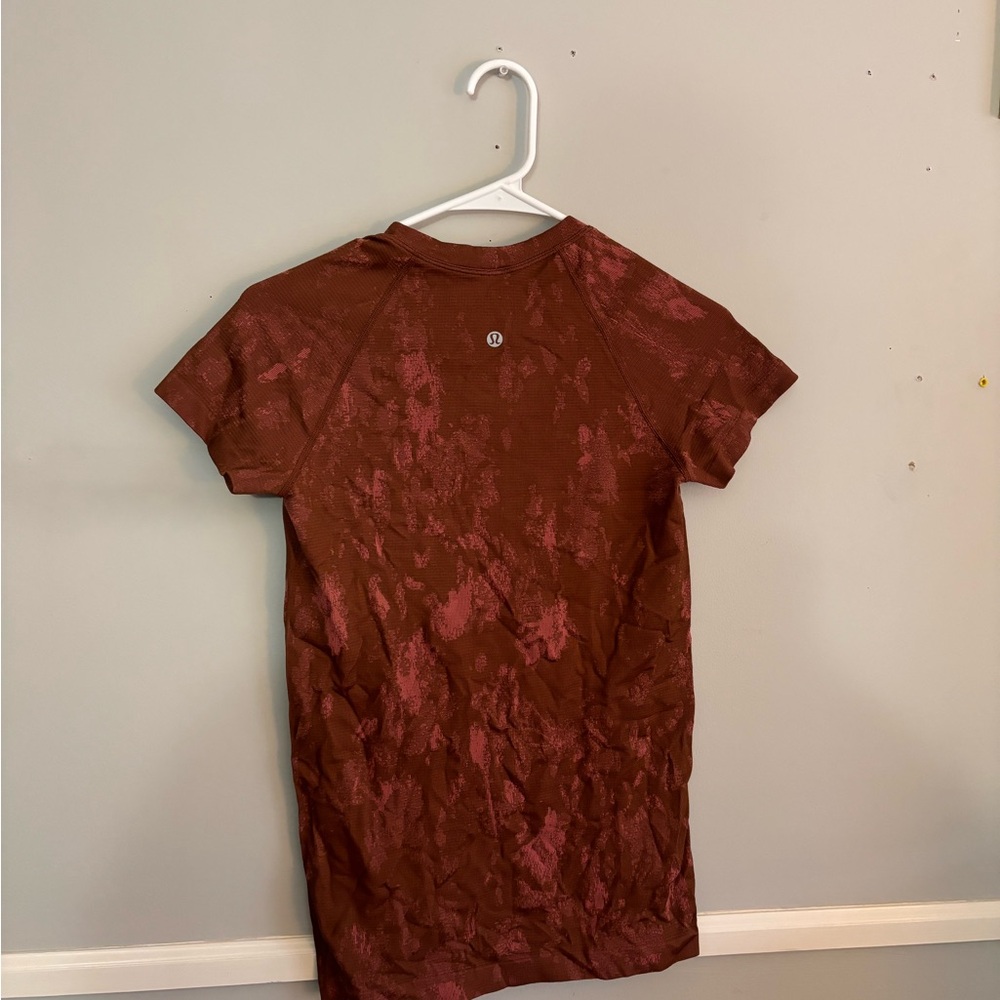 Lululemon swiftly tech Brown Short Sleeve Shirt